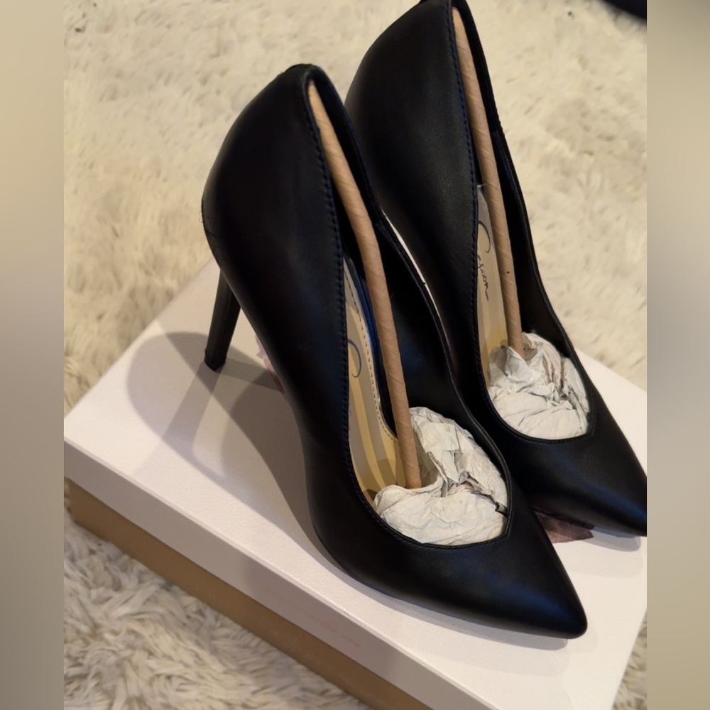 Elegant Black Stiletto Heels
